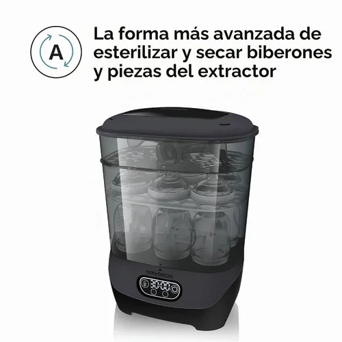 Vista 9 de Baby Brezza Esterilizador y secador de botellas avanzado: mayor capacidad