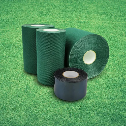 Vista 7 de EDSRDRUS Cinta de césped artificial de doble cara, cinta de costura de césped artificial resistente a la intemperie y a los rayos UV, antideslizante