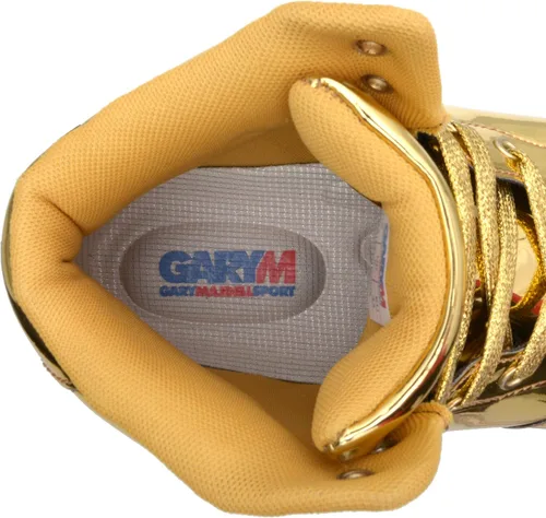 Vista 4 de Gary Majdell Sport Zapatos deportivos casuales con cordones metálicos líquidos brillantes para hombre