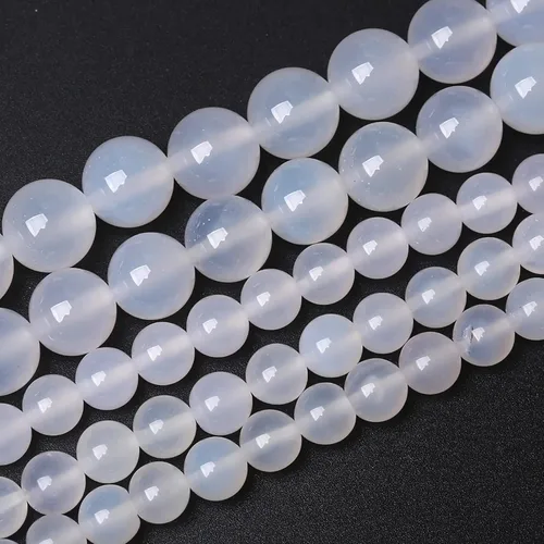 Vista 43 de 45 Cuentas de Piedra Natural de 5⁄16 Pulgadas (8 mm) con Cuentas de Amazonita Azul para Hacer Joyería AAA Redondas Cuentas Sueltas Piedras