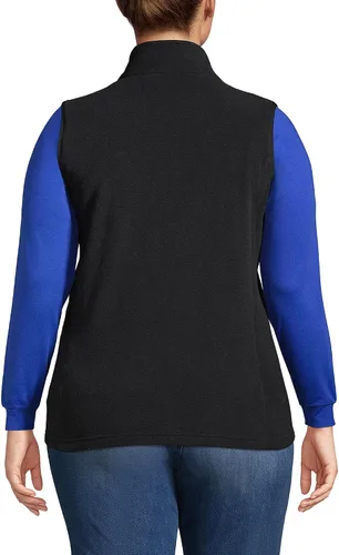 Vista 2 de Lands' End Chaleco de forro polar Thermacheck 100 para mujer