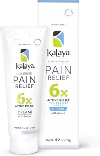 Vista 11 de Crema de Alivio del Dolor Kalaya con Árnica para Músculos y Articulaciones – 6 Ingredientes Activos Naturales con Alivio Duradero y de Acción Rápida