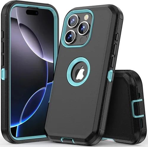Vista 35 de COOYA Funda para iPhone Air de Protección Completa del Cuerpo contra Caídas, Funda Resistente a Prueba de Golpes de 3 Capas, Híbrida de Servicio