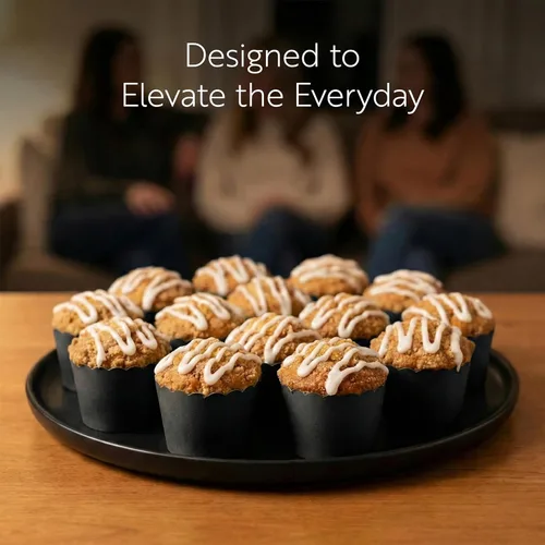 Vista 7 de Restaurantware Paquete de 200 moldes de papel para cupcakes de 3.38 onzas, resistentes a la grasa, festoneados para horno, elegantes tazas