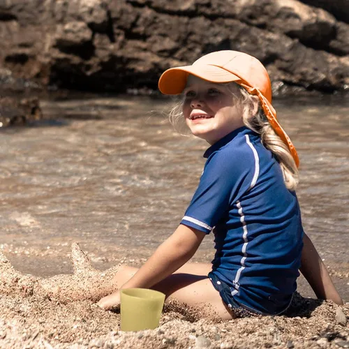 Vista 3 de Sombrero para el sol de bebé, con protección UPF 50+, de secado rápido, sombrero para la playa, para niño, para bebé, para proteger del sol