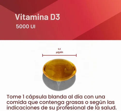 Vista 7 de PROTOCOL FOR LIFE BALANCE Vitamina D3 5,000 UI, salud ósea*, 120 cápsulas