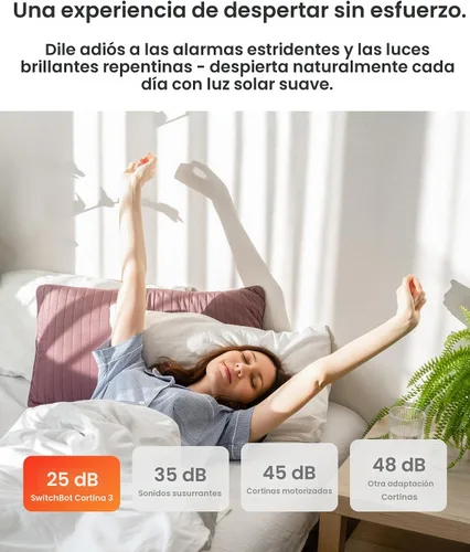 Vista 8 de SwitchBot - 2 paquetes de abridor de cortinas inteligente automático con Hub3 - Control remoto Bluetooth con aplicación/temporizador, motor de alto