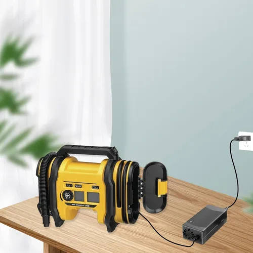 Vista 7 de Cargador de repuesto N557514 de 13.8V para inflador DeWalt compatible con DeWalt DCC020IB 20V adaptador de fuente de alimentación de inflador de aire