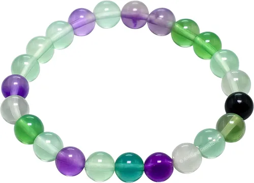 Vista 477 de Amazing Gemstone Crystal Bracelet for Women Men's Gifts - Protection Healing Crystal Bracelet - 8mm Gemstone Beaded Stretchable Bracelet Pulseras