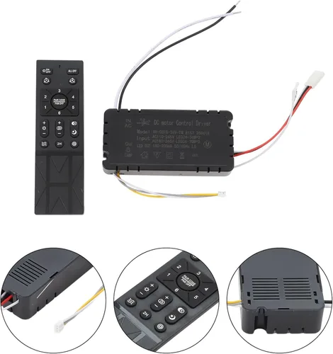 Vista 8 de Kit de control remoto de luces de ventilador de techo con 6 ajustes regulador de atenuación Control variable para luz de ventilador de dormitorio