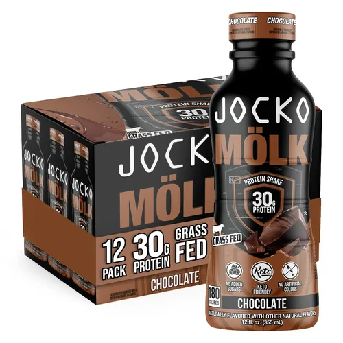 Vista 6 de Jocko Fuel Paquete de batido de proteínas - Vainilla y chocolate (24 unidades)