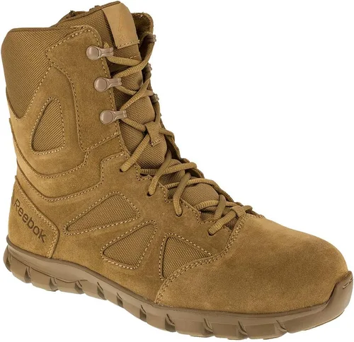 Vista 2 de Reebok Men's Sublite Cushion Safety Toe 8" Tactical Boot with Side Zipper Industrial & Construction