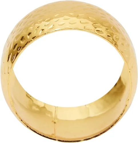 Vista 5 de Farmlyn Creek Servilleteros dorados – Servilleteros de boda y decoración de eventos – Soportes de metal duraderos – Bandas de tela reutilizables