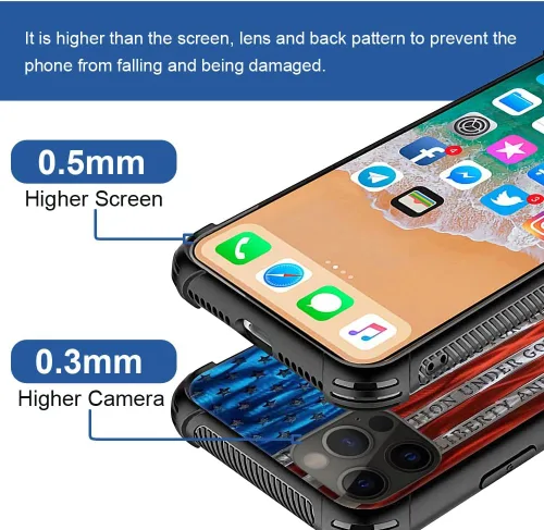 Vista 4 de DAIZAG Funda compatible con iPhone 11 Pro Max, protección completa, a prueba de golpes, antiarañazos, funda de poliuretano termoplástico para hombre