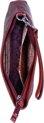 Vista 2 de Mancini Cartera de piel segura RFID para mujer