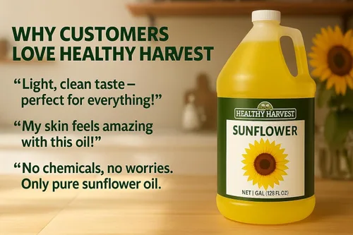 Vista 4 de Aceite de girasol sin OMG Healthy Harvest