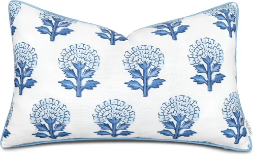 Vista 17 de Funda de almohada vintage con estampado floral de rosas de 20 x 20 pulgadas Avleen Floral