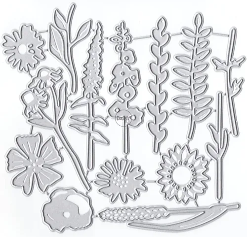 Vista 5 de DzIxY Troqueles de corte de metal de seis pétalos, flores, para hacer tarjetas, papel de gofrado, juegos de troqueles, álbum, plantillas