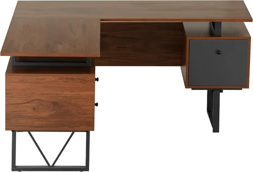 Vista 10 de Techni Mobili Escritorio reversible para computadora en forma de L