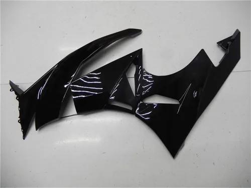 Vista 5 de US STOCK - Carenado negro brillante apto para 2009-2012 ZX6R 636 ZX-6R inyección ABS plásticos posventa carrocería 2010 2011 09 10 11 12