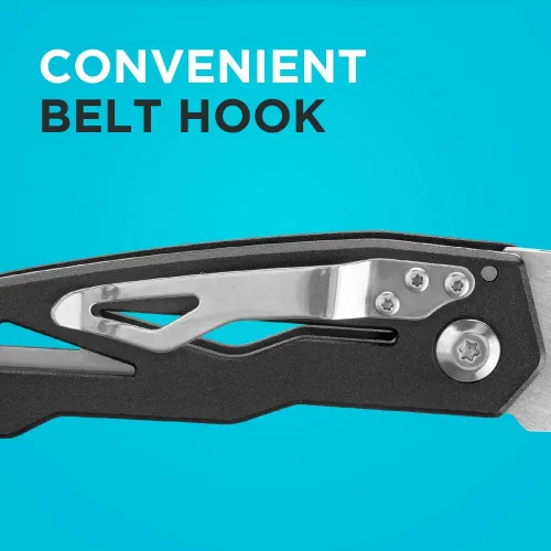 Vista 3 de BLACK+DECKER Cuchillo utilitario, plegable, paquete de 2 (BDHT10001)
