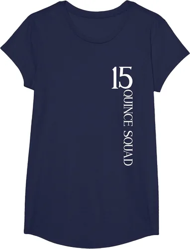 Vista 56 de Quince Squad Quinceanera 15th Birthday - Camiseta de quinceañera para niñas Asphalt Grey