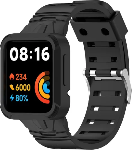 Vista 9 de Senter Correa de repuesto de goma para reloj Redmi 2 lite/MI Watch Lite 2/MI Watch Lite/Redmi 2/Redmi Smart Watch, funda protectora resistente
