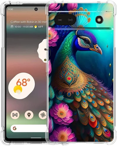 Vista 13 de Pixel 6a - Funda protectora de poliuretano termoplástico (TPU) resistente a los arañazos y a prueba de golpes para Google Pixel 6a