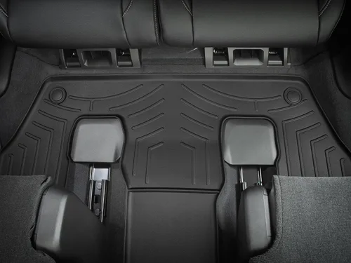 Vista 2 de WeatherTech Alfombrillas de suelo de ajuste personalizado para Jeep Grand Cherokee L con asientos de cubo de segunda fila (4416963) - 3ª fila, negro