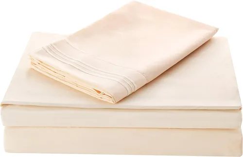 Vista 292 de LUX Décor - Juego de sábanas Twin de microfibra ultrasuave de 3 piezas con sábana encimera, sábana bajera de 16 pulgadas de profundidad y funda