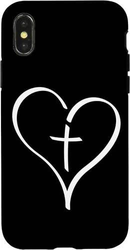 Vista 5 de Blessed Christian Heart Jesus Cross Christian Catholics Cute Case for iPhone 16