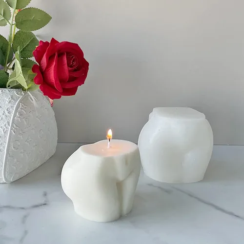 Vista 2 de Moldes de vela corporal para hacer velas, molde de velas en forma de cuerpo femenino sexy en 3D, molde de fundición de resina de silicona, artesanía