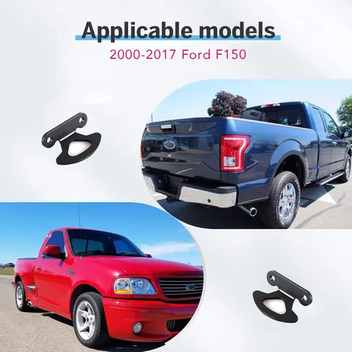 Vista 5 de Juego de 4 anclajes de anclajes de amarre para cama interior compatibles con F150 2000-2017 Styleside 2004-2017 y Explorer Sport Trac 2001-2010