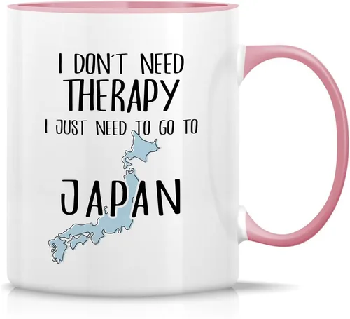 Vista 7 de Retreez Divertida taza japonesa de 11 onzas con texto en inglés «Just Need To Go To Japan Tokyo Lover – Sarcasmo Sarcasmo motivacional inspirador