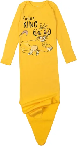 Vista 4 de Disney Pixar Monsters Inc. Lion King Winnie The Pooh Simba Mike - Vestido de dormir de manga larga para bebé, disfraz de bebé