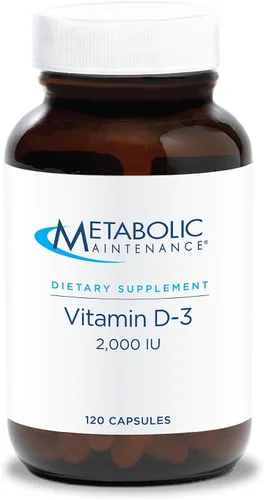 Vista 7 de Metabolic Maintenance Vitamina D3 10000 UI - Proporciona 250 mcg de vitamina D3 - Apoya la fuerza ósea, el equilibrio inmunológico y el bienestar