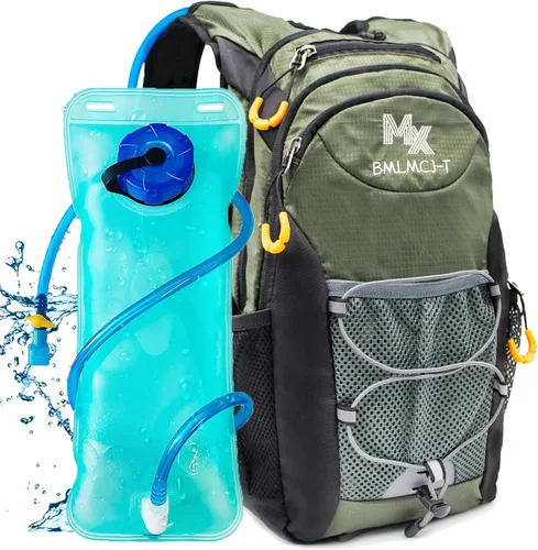 Vista 9 de Water Backpack Hydration Backpack with Bladder Lightweight & Waterproof Hydration Pack for Hiking, Cycling, Running,Climbing Outdoorer ,Gift for dad