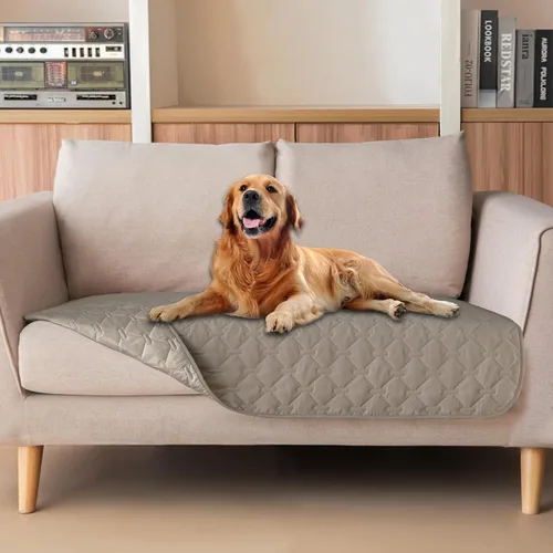 Vista 96 de gogobunny Manta para mascotas 3 veces más resistente, impermeable y a prueba de arañazos; protector de muebles reversible para perros y gatos, funda