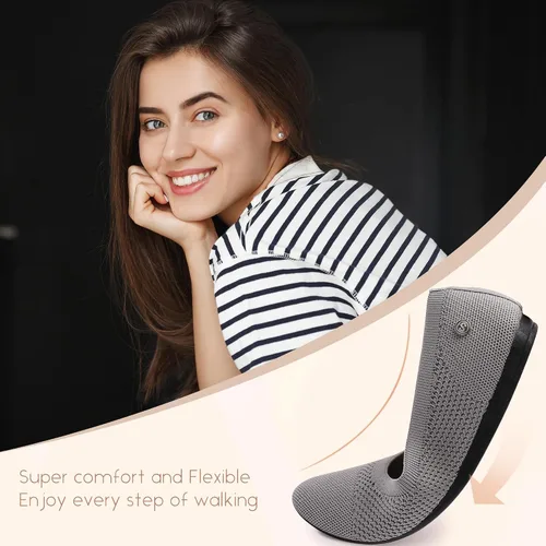 Vista 3 de SDONY Zapatos de ballet para mujer, cómodos zapatos planos casuales para caminar, conducir, elegantes