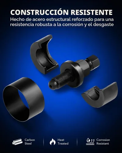 Vista 4 de Orion Motor Tech - Juego de herramientas de extracción e instalación de polea de bomba de dirección asistida, herramientas de extracción e Azul