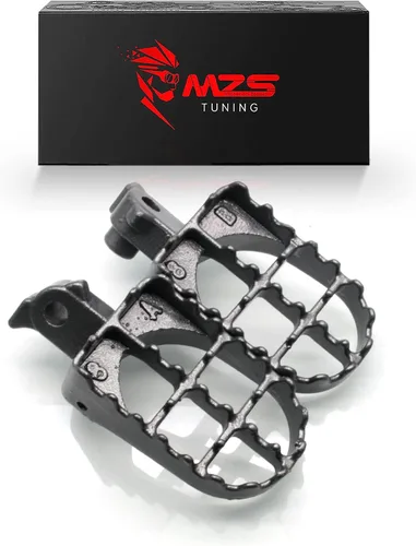 Vista 19 de MZS Estriberas para Moto de Cross, 2001-2018 Estribo de Motocicleta Adventure MX Pedal CNC Naranja Compatible con Modelos 65 85 125 150 200 250 300