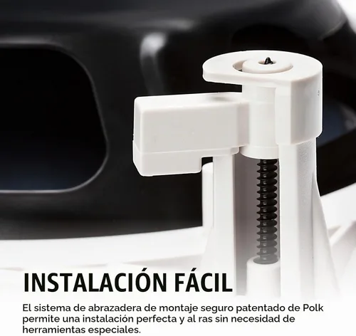 Vista 8 de Polk Audio RC55i altavoz de pared de dos vías (dos unidades, color blanco) Blanco