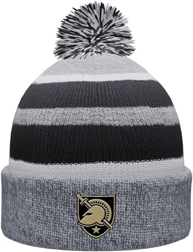 Vista 72 de NCAA Prime - Gorro de punto de invierno con pompón plegable