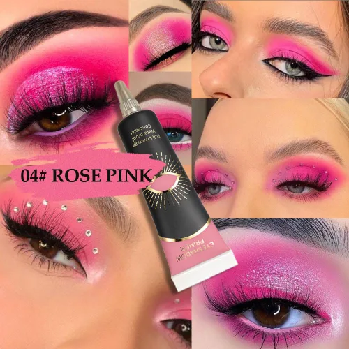 Vista 2 de 12ML Rosa sombra de ojos imprimación, base crema para corrector y delineador de ojos (04)