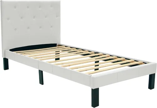 Vista 10 de Poundex - Cama tapizada de poliuretano, Vinilo