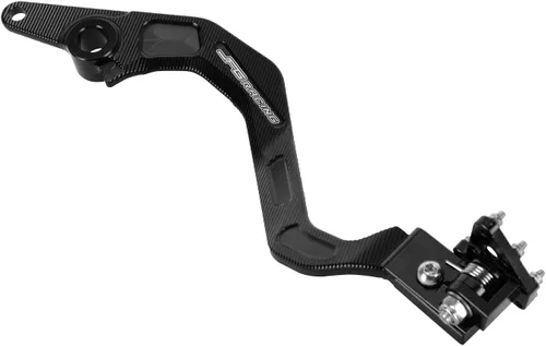 Vista 6 de JFG RACING Palanca de pedal de freno trasero plegable para motocicleta CNC para KLR 650 KLR650 2020-2023 ADV negro
