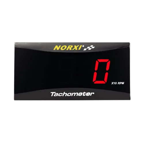 Vista 15 de Taquímetro Digital Universal Medidor RPM para Motocicleta y Auto, Impermeable, Electrónico (Azul)