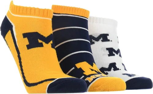 Vista 5 de TCK NCAA No Show Socks for Men and Women, Full Field 3 Pack, Low Cut Ankle Socks College Graduation Gift