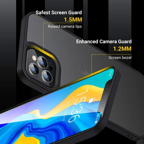 Vista 5 de Funda personalizada para iPhone 14 13 Pro Max Plus Mini, estilo escrito a mano, funda mate dura [prueba de caídas de grado militar]