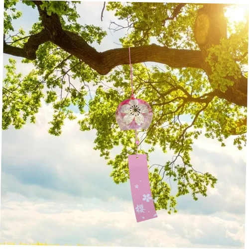 Vista 7 de Campana de viento de forma encantadora única campana de viento decorativa Serenity Bell para el hogar dic